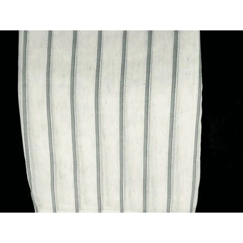 Set of 2 - Panel Pair Linen Stripe Curtains 38